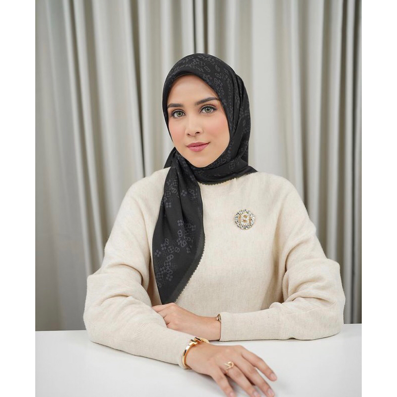 Monogram Scramble Buttonscarves