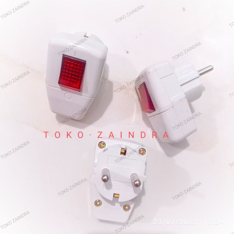 steker arde saklar switch on off lampu Dutron SNI