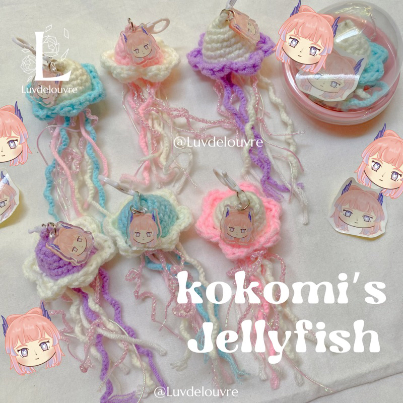 KOKOMI JELLYFISH CROCHET GENSHIN UBUR UBUR KOKOMI