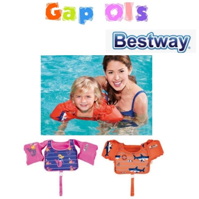 BESTWAY Pelampung Anak Jaket Pelampung Anak Pelampung Busa BESTWAY Swim pal