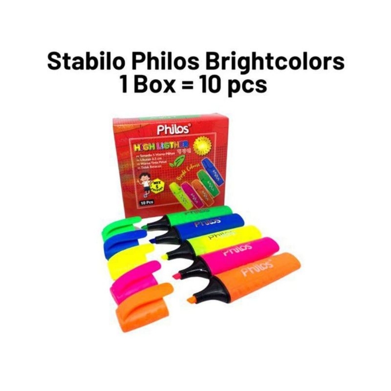 

stabilo merek philos isi 10 pc # BBK