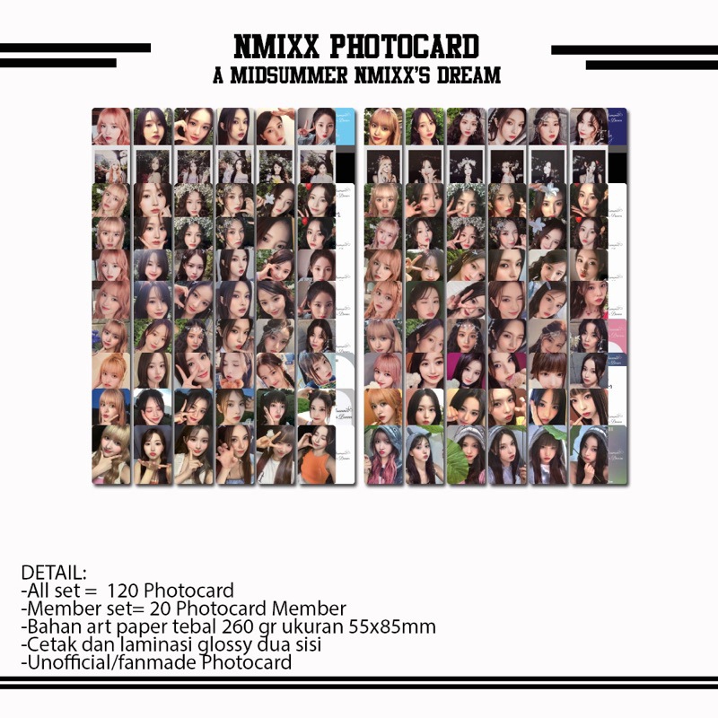 NMIXX A MIDSUMMER NMIXX DREAM PHOTOCARD