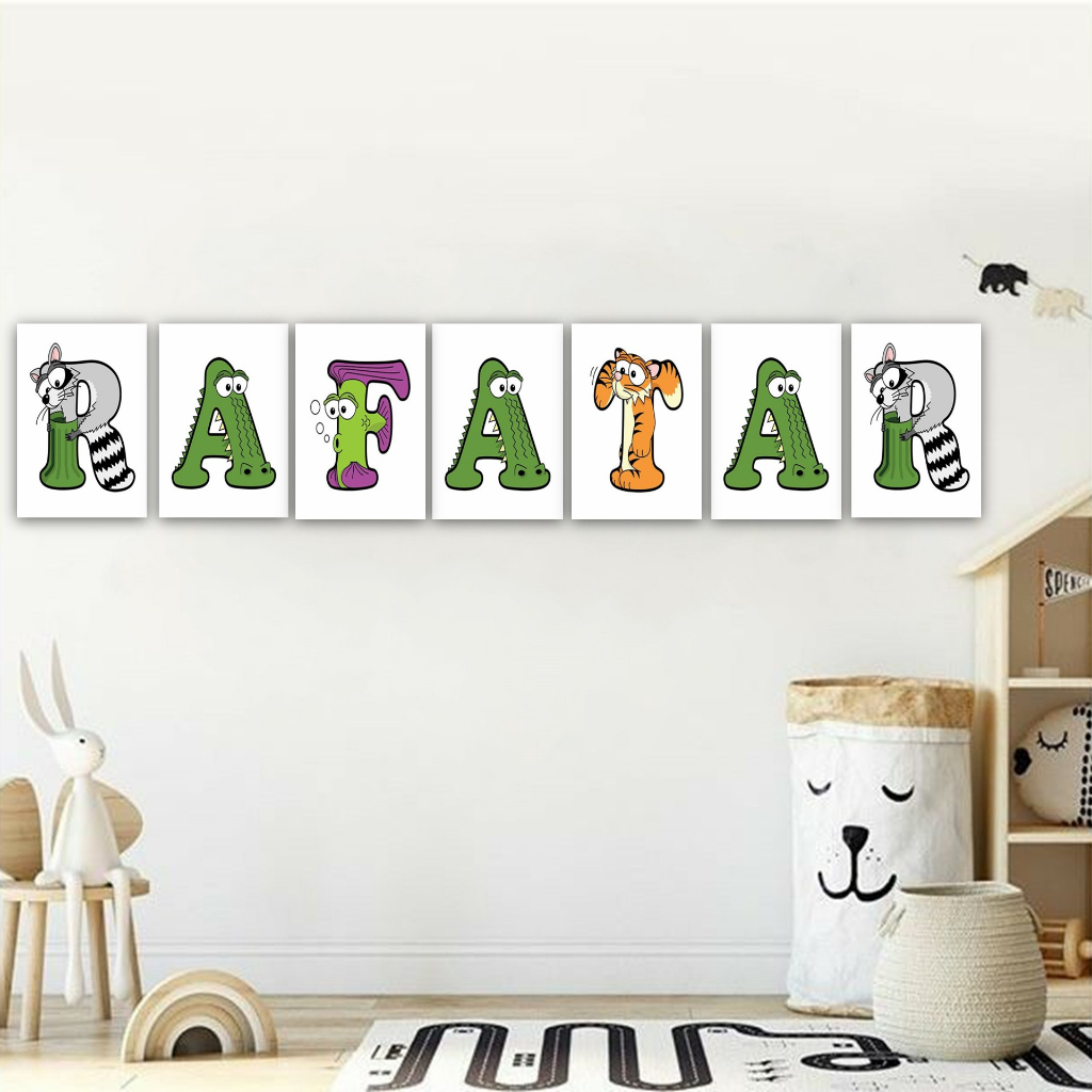 READY Hiasan Dinding Dekorasi Kamar Huruf Alphabet Anak Wall Decor