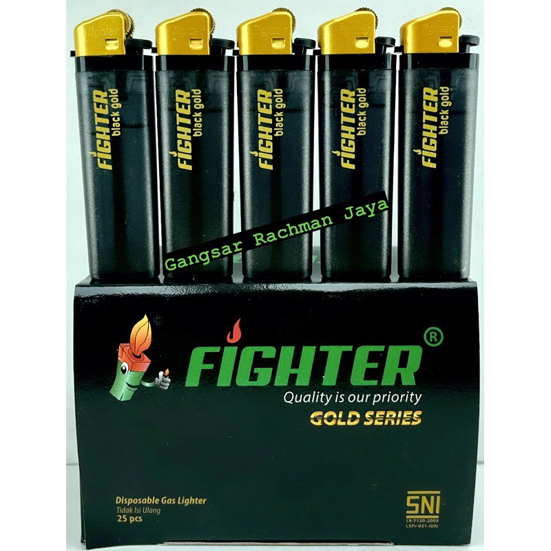 Korek roda oval fighter black gold
