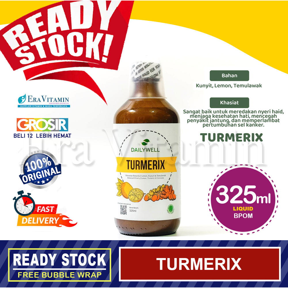 

DAILYWELL Turmerix (Lemon, Kunyit dan Temulawak) 325ml