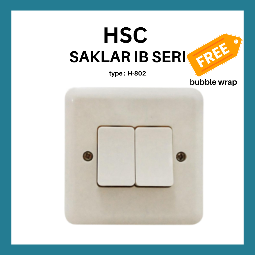 HSC H-802 SAKLAR IB SERI DOUBLE