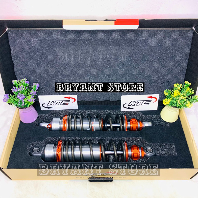 SHOCK BREAKER KTC RACING RAZOR PRO 280MM 320MM 340MM NON TABUNG ORIGINAL DOUBLE SHOCK STEERING DUMPER SHOCKBREAKER MATIC BEBEK RX KING TIGER MEGA PRO SUPRA 125 SUPRA FIT CB100 W175 VERSA JUPITER Z VEGA R CRYPTO GL PRO KIRANA KHARISMA REVO