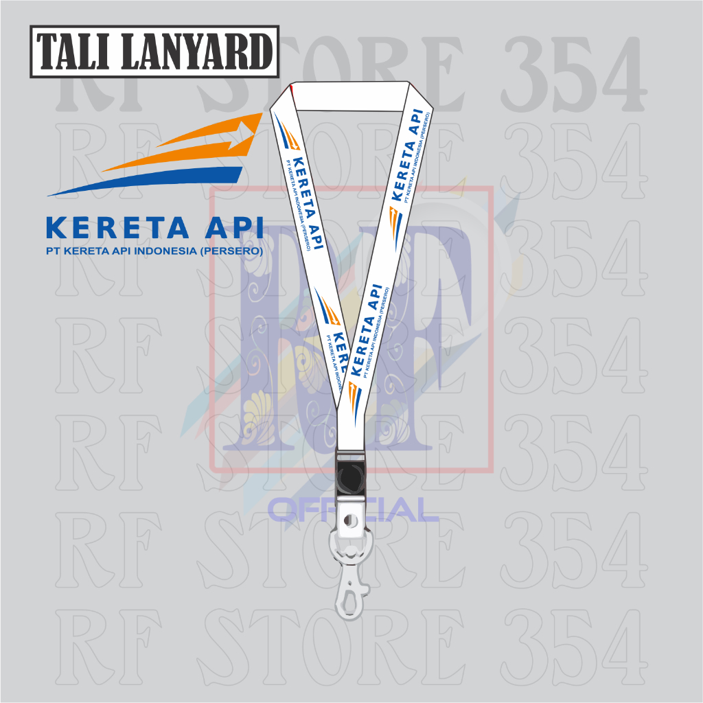 

TALI LANYARD KAI KERETA API INDONESIA | TALI GANTUNGAN KAI COMMUTER HP NAME TAGE ID CARD / TALI LEHER | GANTUNGAN KUNCI