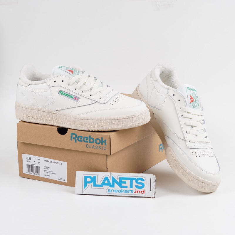 Sepatu Reebok Club C85 Vintage White Krem