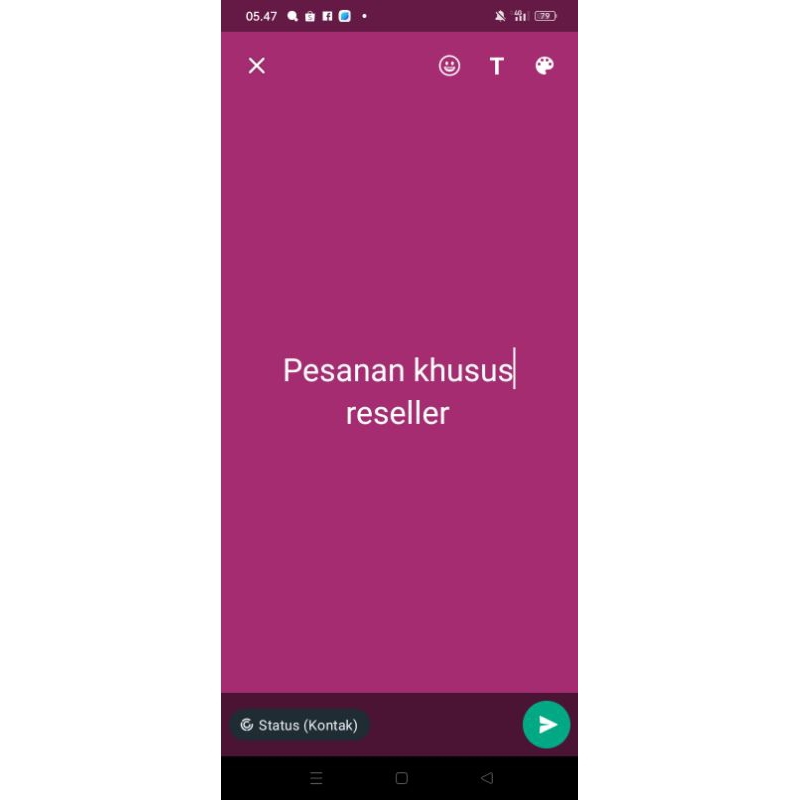 

pesanan khusus reseller