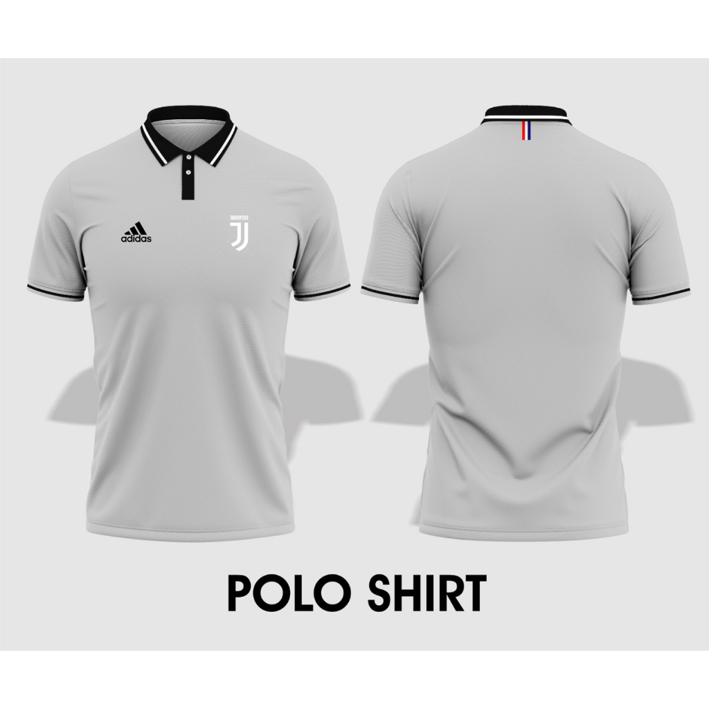 Baju Kaos Polo Berkerah Kerah Krah Pria Cowok Dewasa Juventus Lengan Pendek Keren Murah Terbaru Orig