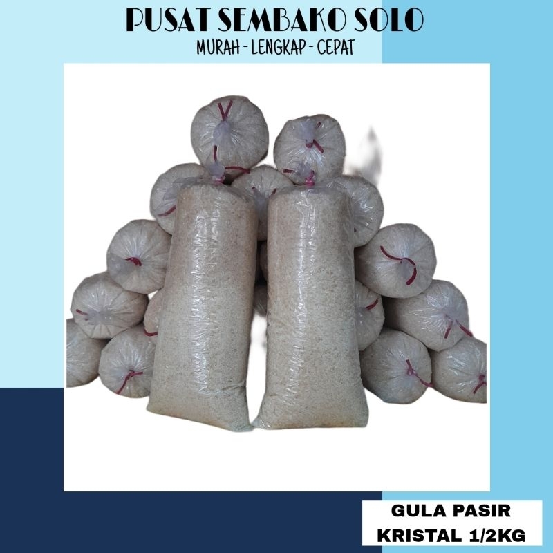 

Gula Pasir Kristal 1/2kg