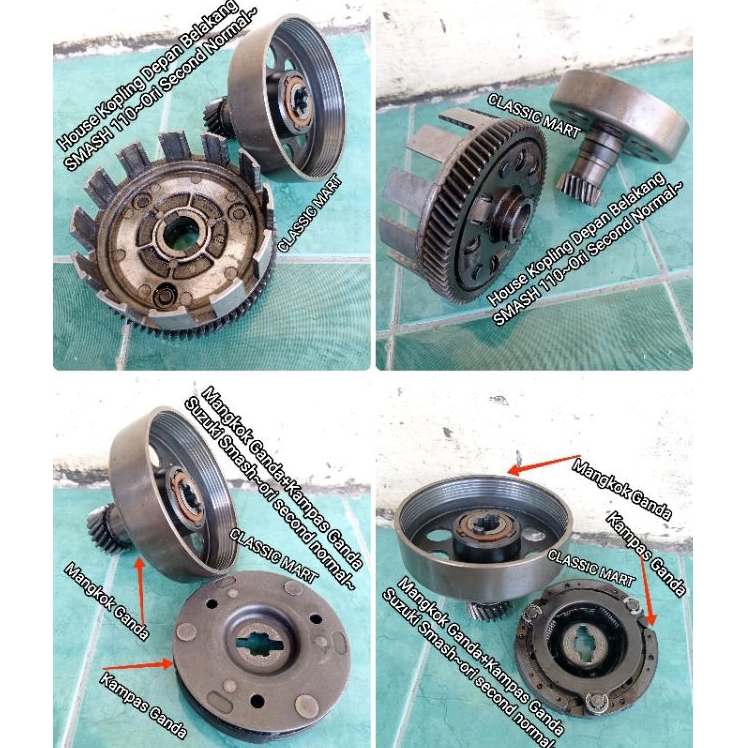 KAMPAS GANDA MAGKOK GANDA RUMAH KOPLING SUZUKI SMASH 110 ORIGINAL