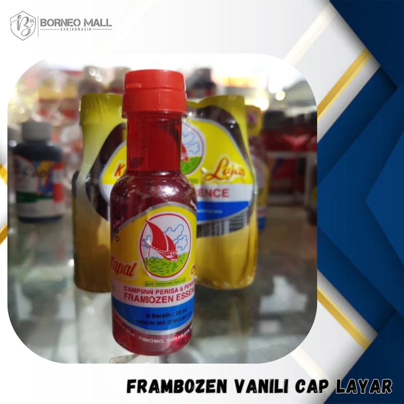 

BM085 // sirup Esence Layar Frambozen - Nanas/Ananas - Vanili/Vanila (30ml)