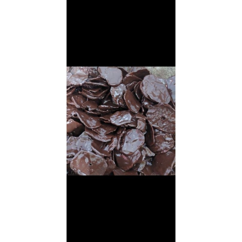 

keripik pisang coklat lumer
