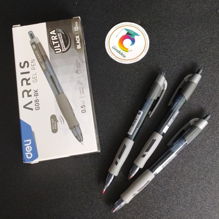 

Pulpen Deli ARRIS gel pen G-08BK - 1 pcs
