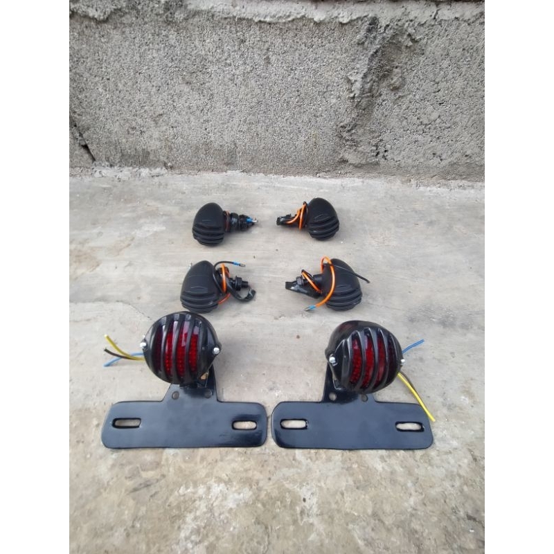Stoplamp japstyle grill PROMO stopan lampu belakang japstyle grill