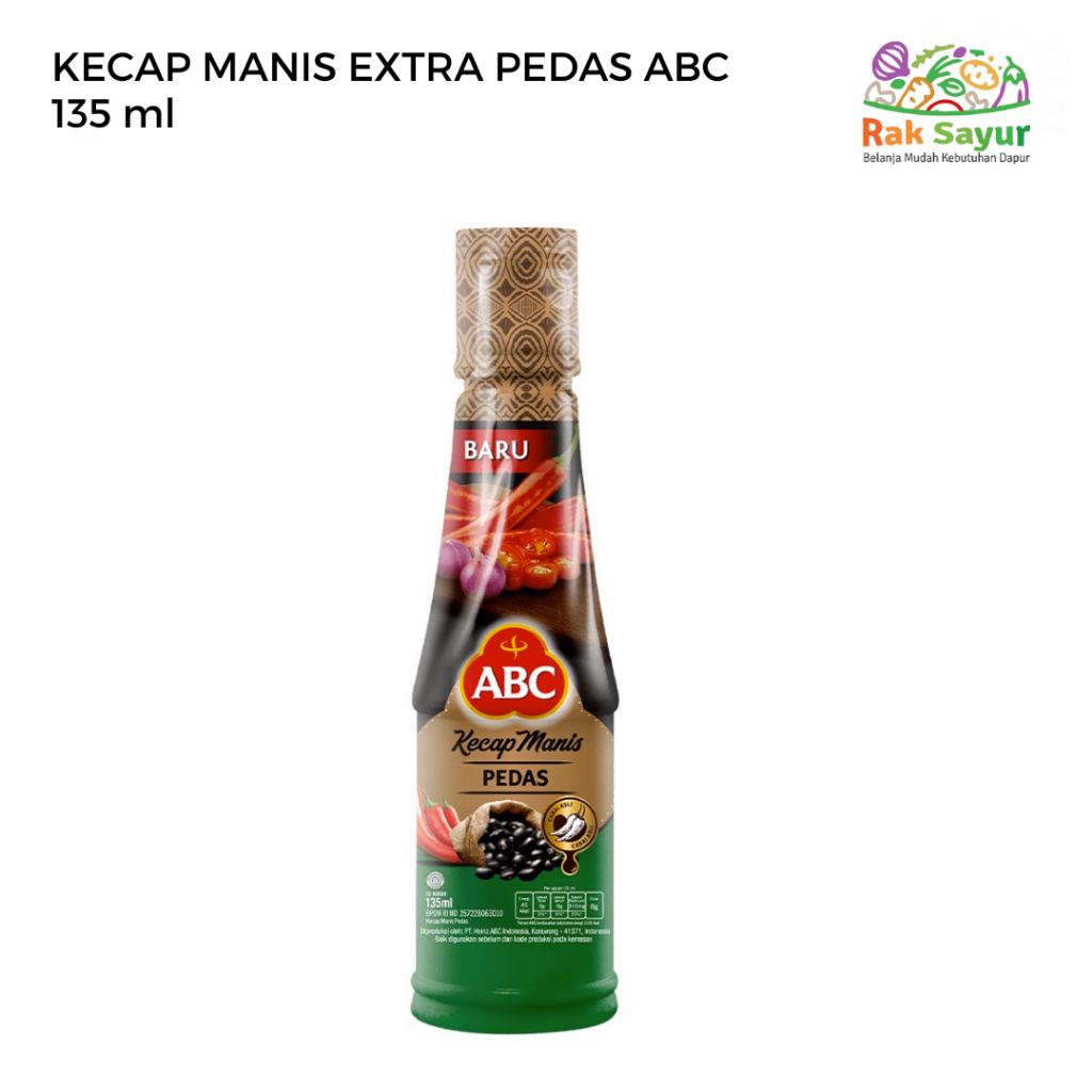 

Kecap Manis Extra Pedas 135 ml Rak Sayur Padang