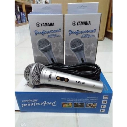 Mic Yamaha YM 100 Microphone Kabel Yamaha YM100