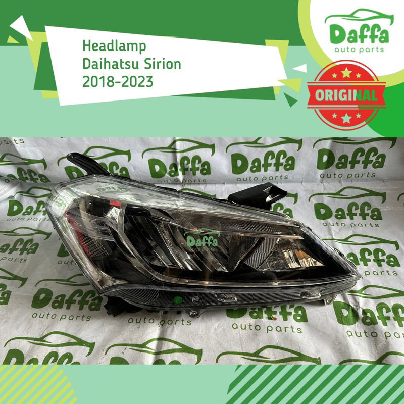 Headlamp Headlight Head Lamp Light Lampu Depan Utama Besar Mobil Daihatsu Sirion 2018 2019 2020 2021