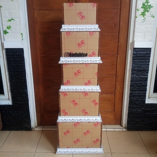 Kotak Hantaran Akrilik Paket isi 5