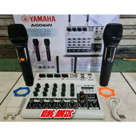 Mixer YAMAHA AG06W / AG 06W / AG06 W / AG 06 W + 2BH MIC WIRELESS