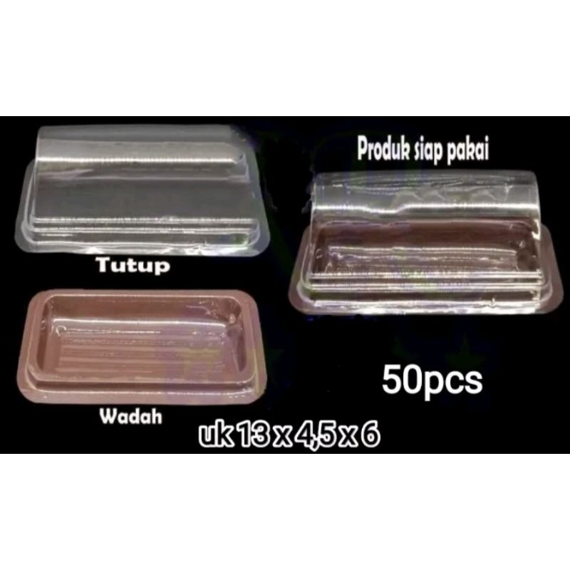 (harga 5pcs) Mika kue mochi isi 3 - mika kue gulung mini - mika roll cake - kemasan makanan - kotak 