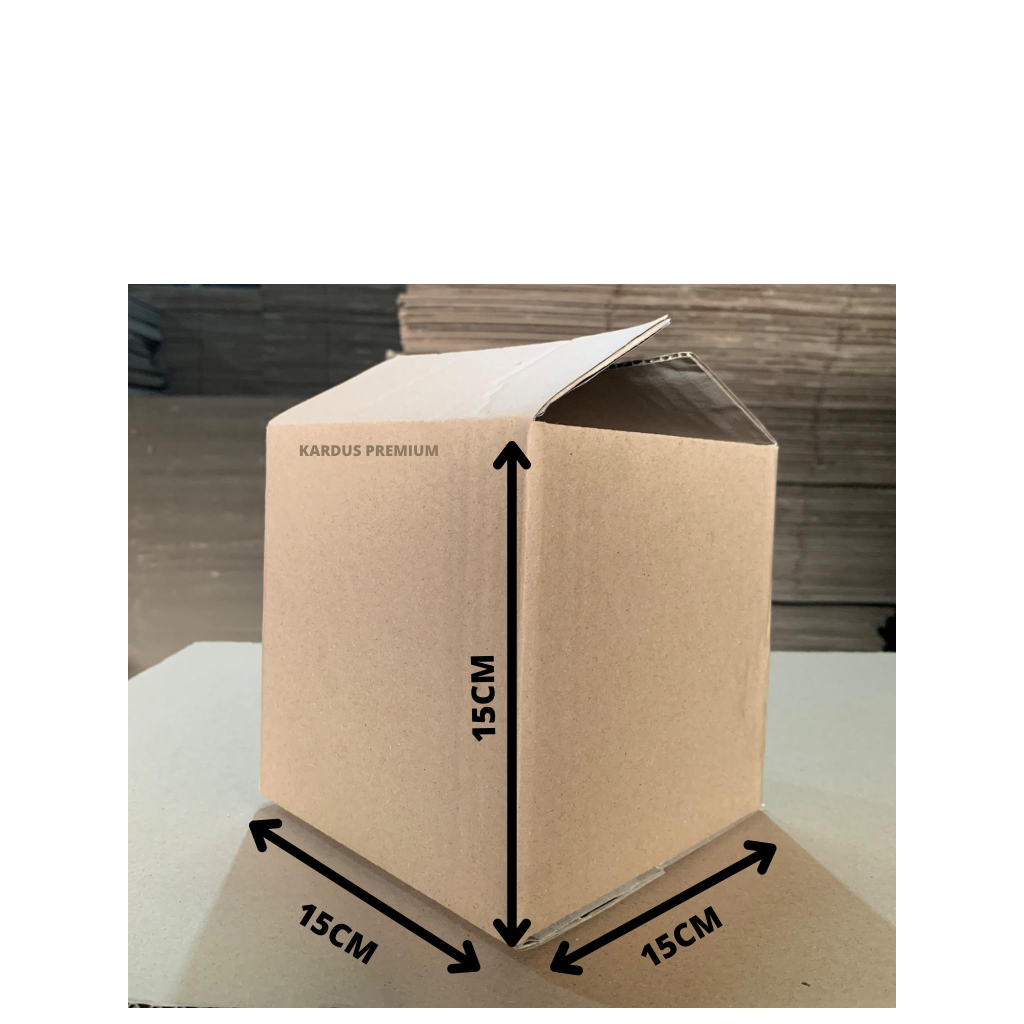 

kardus box packing polos 15x15x15 cm