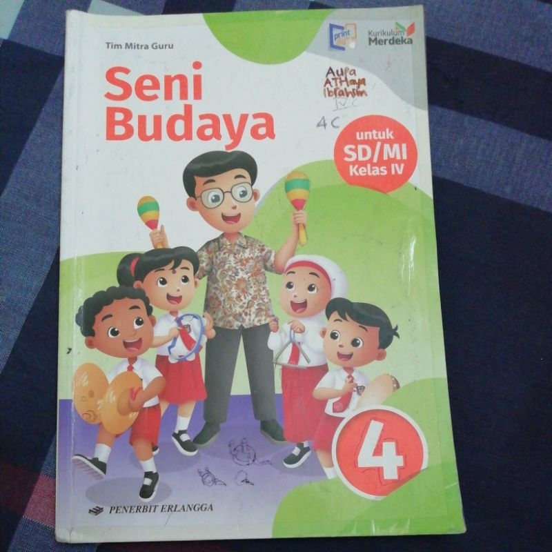 Seni Budaya SBK Kelas 4 Kurikulum Merdeka Kurmer Erlangga