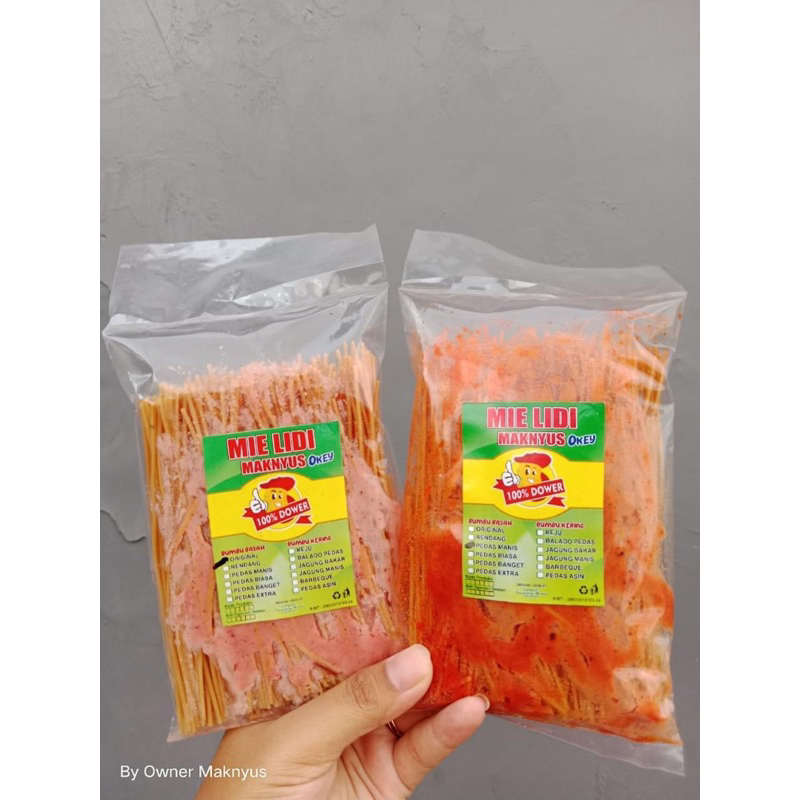 

Mie lidi atau Mie Gepeng (wajib tulis catata)