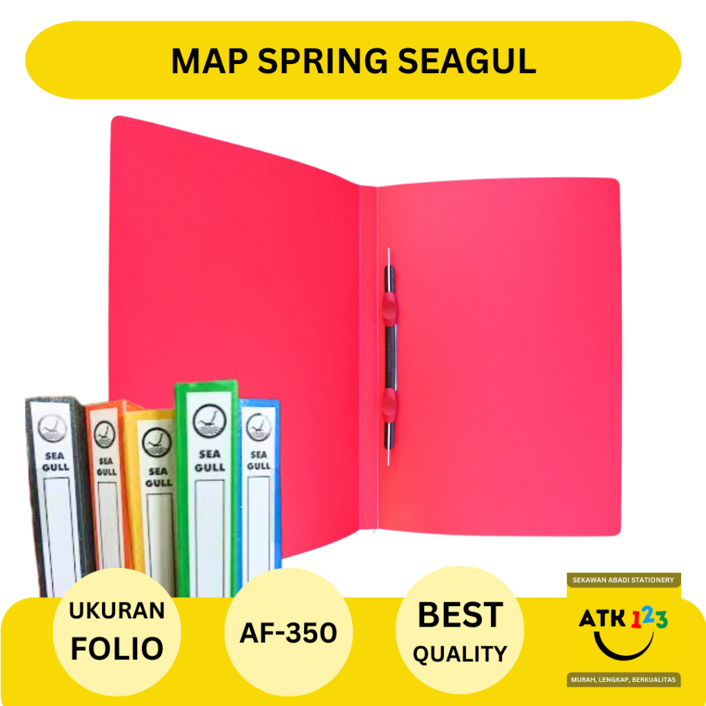 

Map Spring File Map Snell Map Seagull AF-350 Folio Cover Tebal