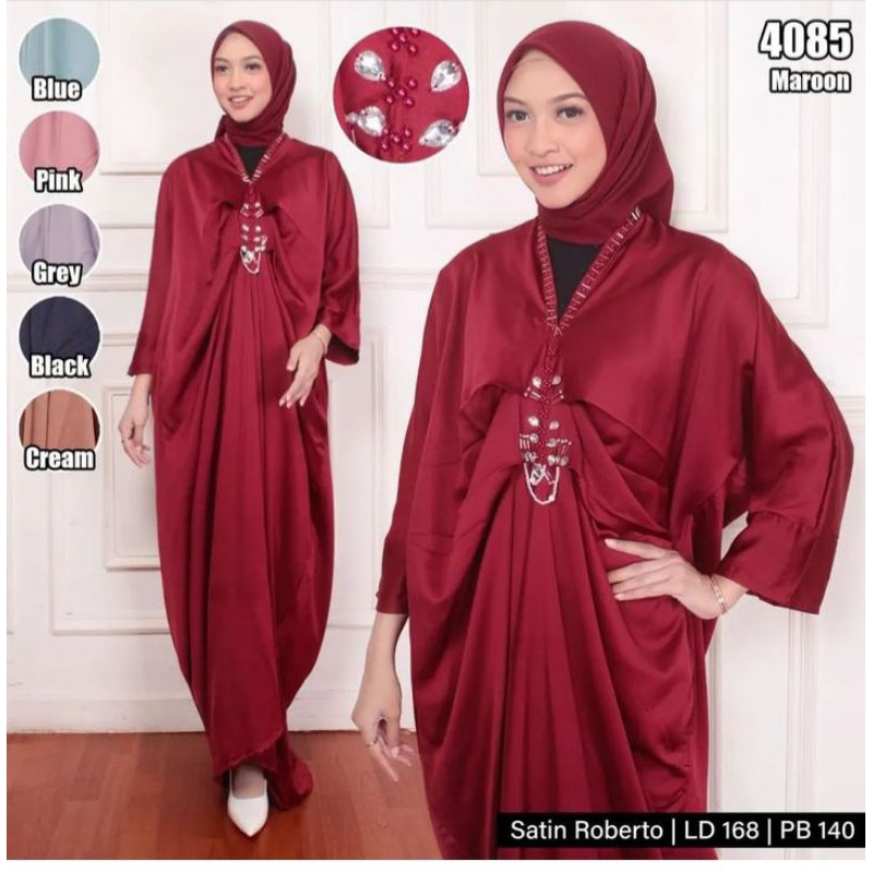 Gamis kaftan SATIN ROBERTO,KAFTAN KONDANGAN,KAFTAN WISUDA,KAFTAN LAMARAN,KAFTAN  KONDANGAN,KAFTAN KE