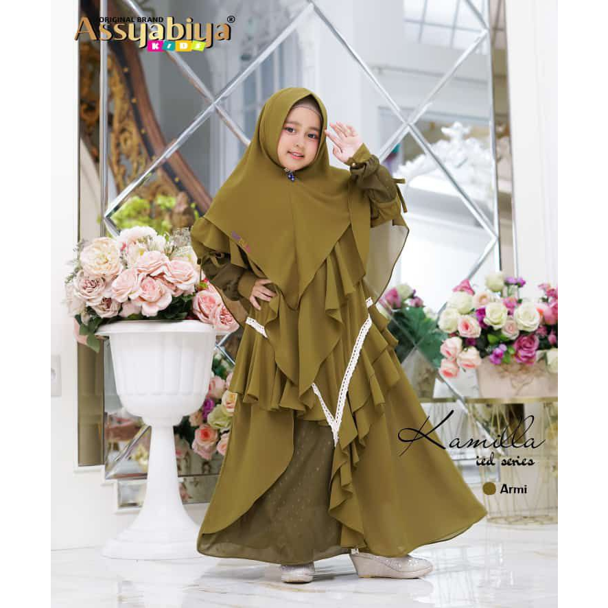 GAMIS KAMILA GAMIS ANAK PEREMPUAN 1 - 12 TAHUN BY ASSYABIYA