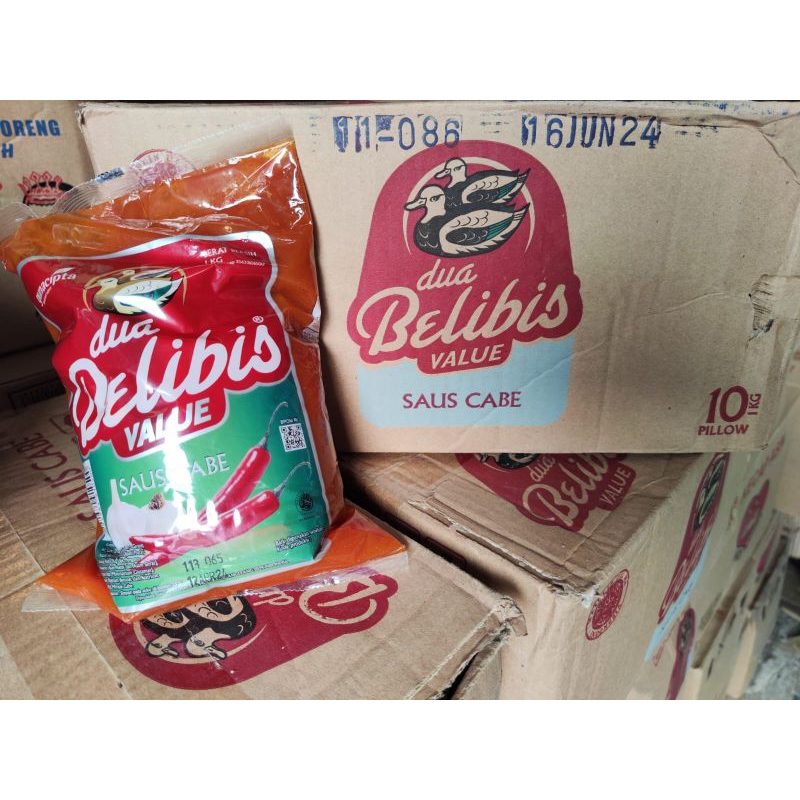 

SAUS CABE SAMBAL BELIBIS VALUE / BANTAL 1KG PER DUS ISI 10 PCS
