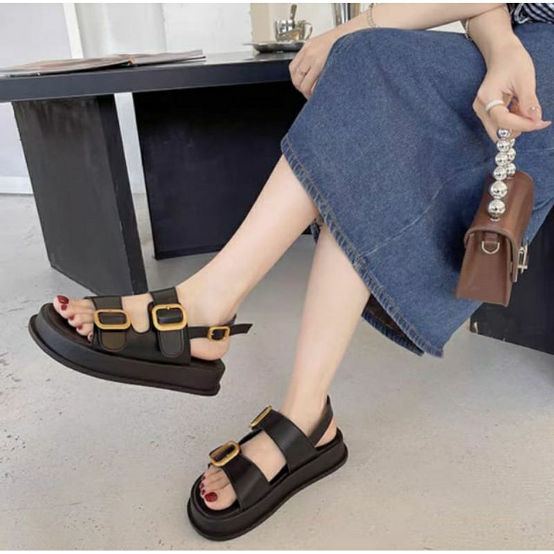 wedges sandal wanita import 1988 sandal wanita model terbaru bisa Cod