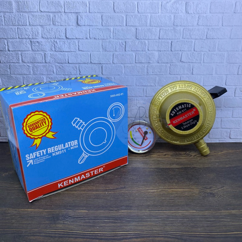 Kepala Gas Regulator LPG + METER / Kepala Gas Otomatis + METER