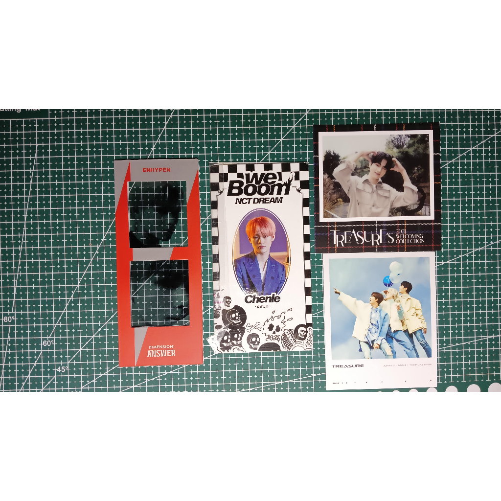 POLAROID BOOKMARK CARD CHENLE HARUTO GRUP NIKI TREASURE Welcome Collection ENHYPEN NCT DREAM We Boom