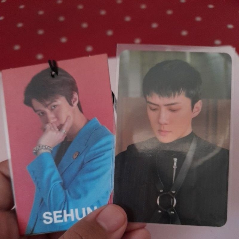 Photocard Sehun Obsession & Name tag Sehun WAL