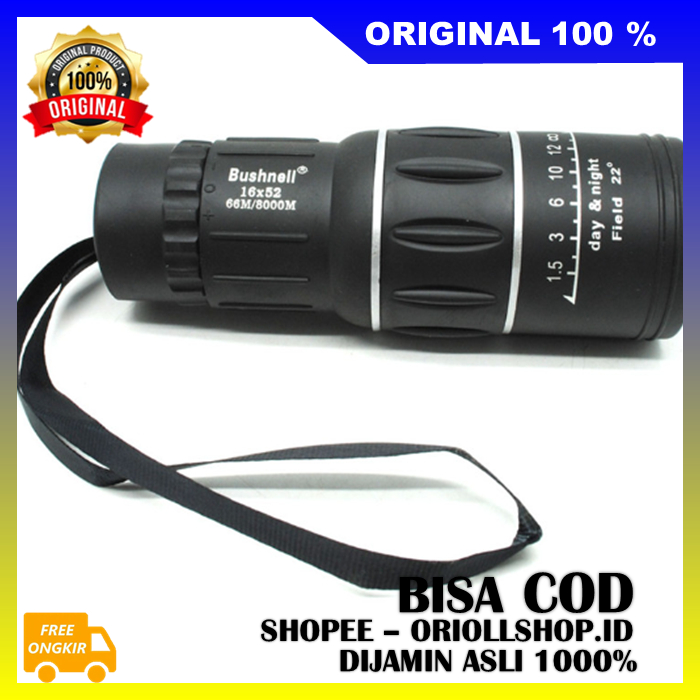 Teropong Monocular Teknologi Jepang Teropong Monocular Jarak Jauh Teropong Malam 66M 8000M Taffsport