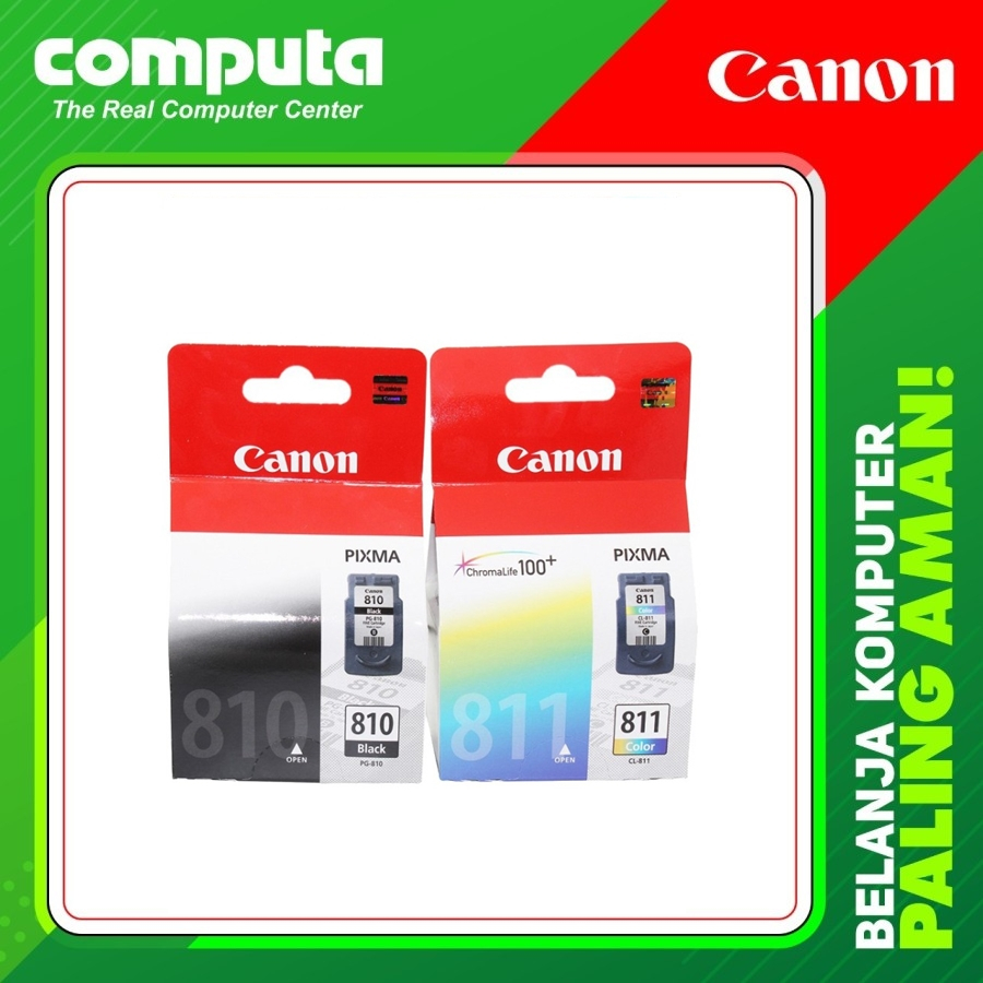 TINTA CANON PG-810 CL-811 HITAM WARNA CARTRIDGE