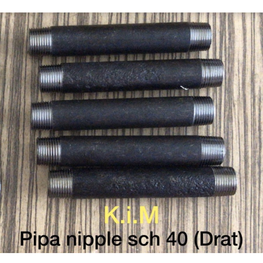 Pipa nipple 3/4 x 15 cm / pipe nepel 3/4 x 150 mili - nipel - nepple