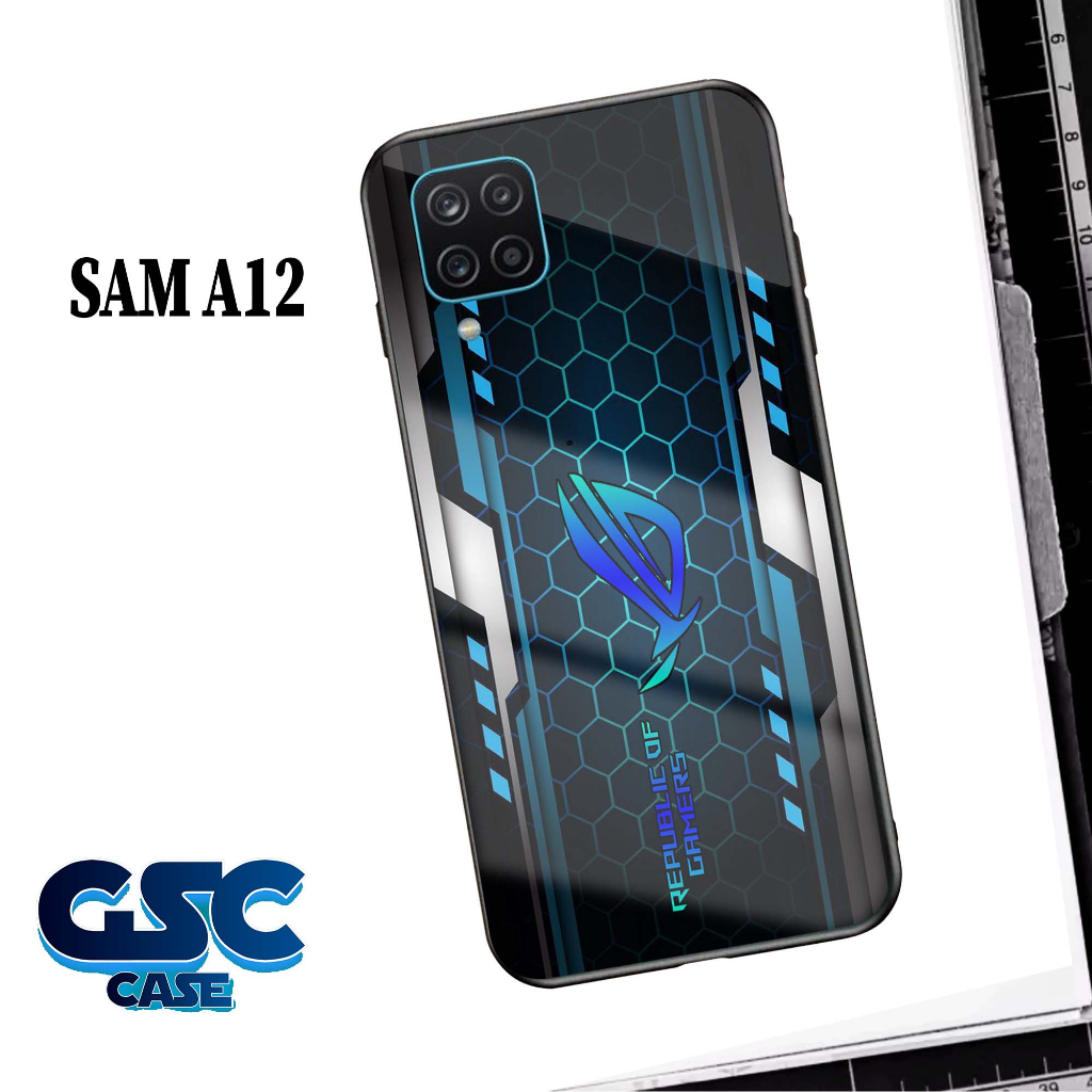 Case Samsung A12 Terbaru - Gsc case [ ROG G51 ] Samsung A12 - Kase Hp - Casing Hp - Softcase Glossy 