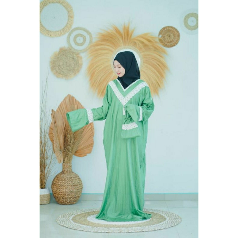 ABAYA PARASUT NIKITA  MUKENA TRAVELING
