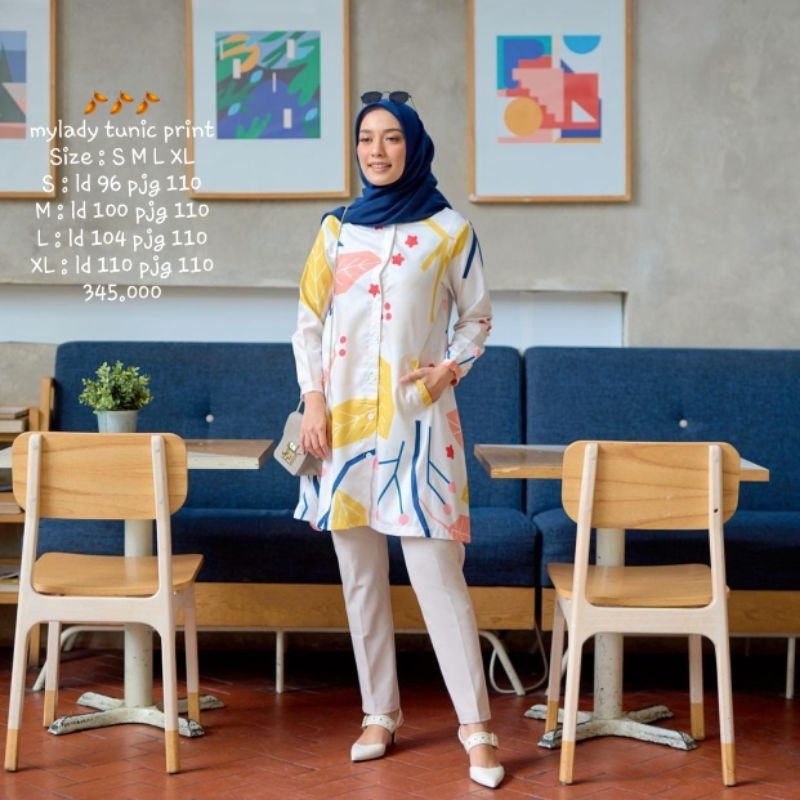 MyLady Tunik Toyobo Printing