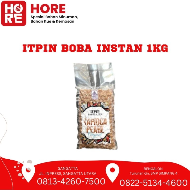 

ITPIN Tapioca Pearl Premium | Boba itpin reguler, mini, brown sugar