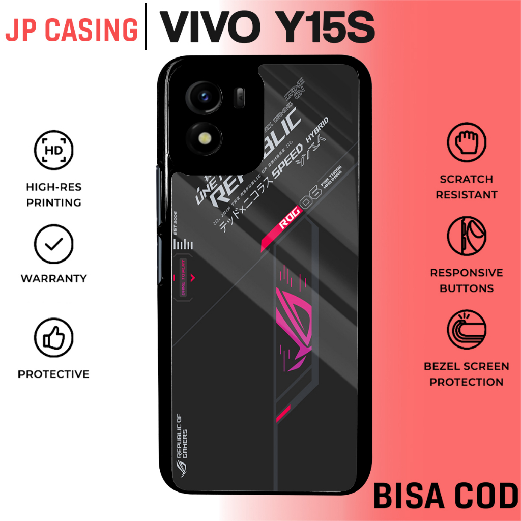case vivo y15s y01 aesthetic cow pattern art lucu cute terbaru estetik cewek cowok bahan premium sof