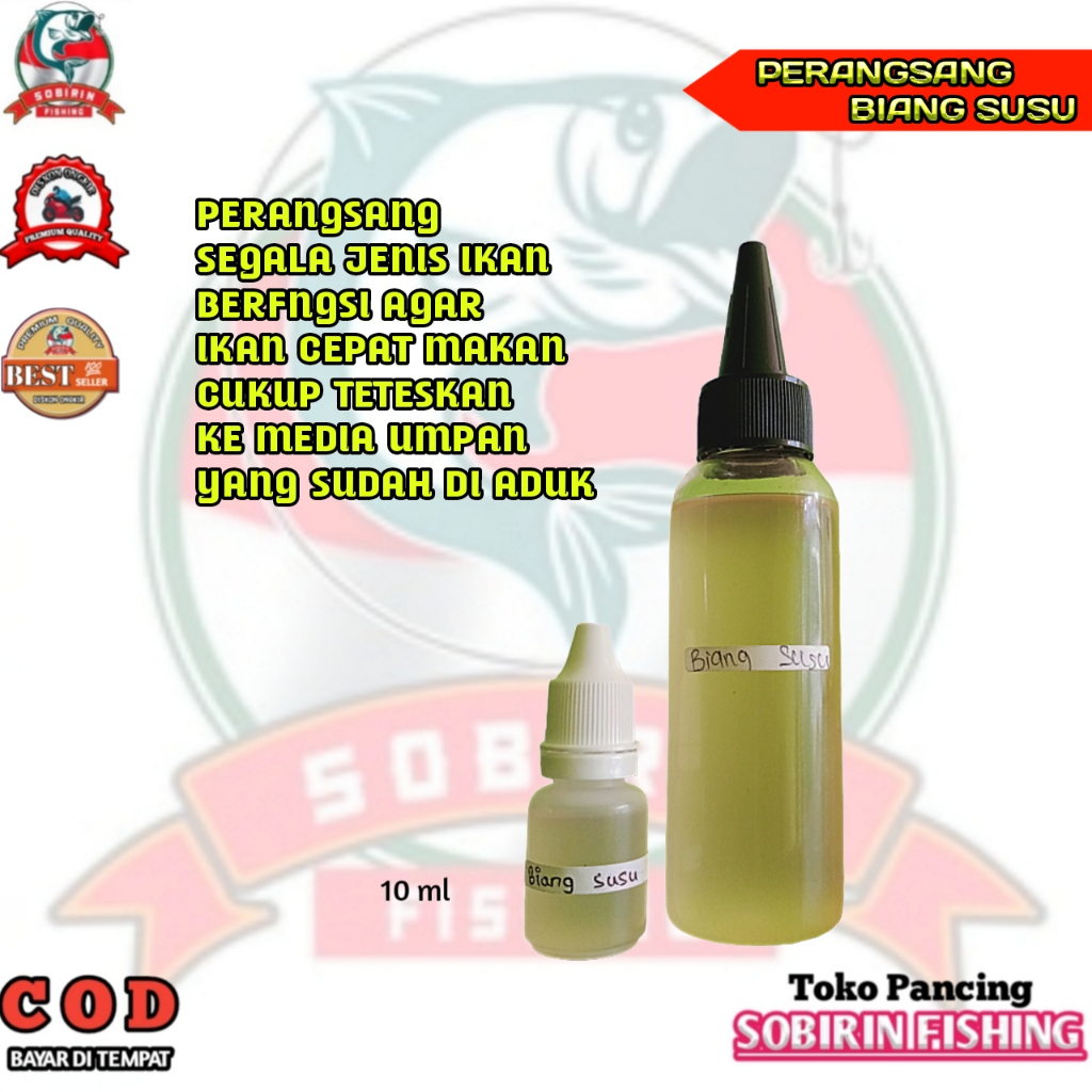 biang susu cair perangsang segala jenis ikan