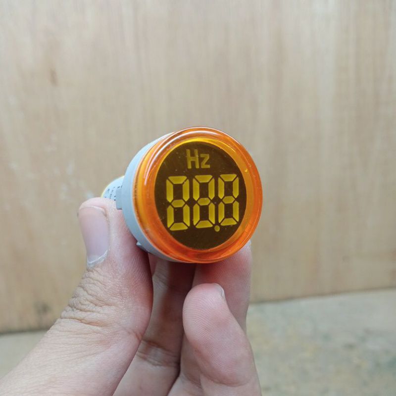 Hz meter digital bulat pilot lamp ewig