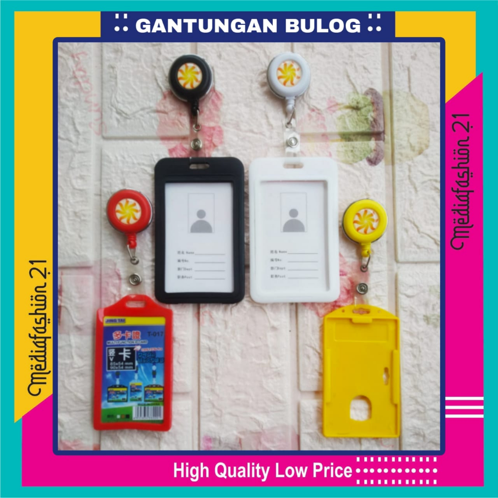 

GANTUNGAN YOYO ID CARD BULOG BUMN + CARD HOLDER