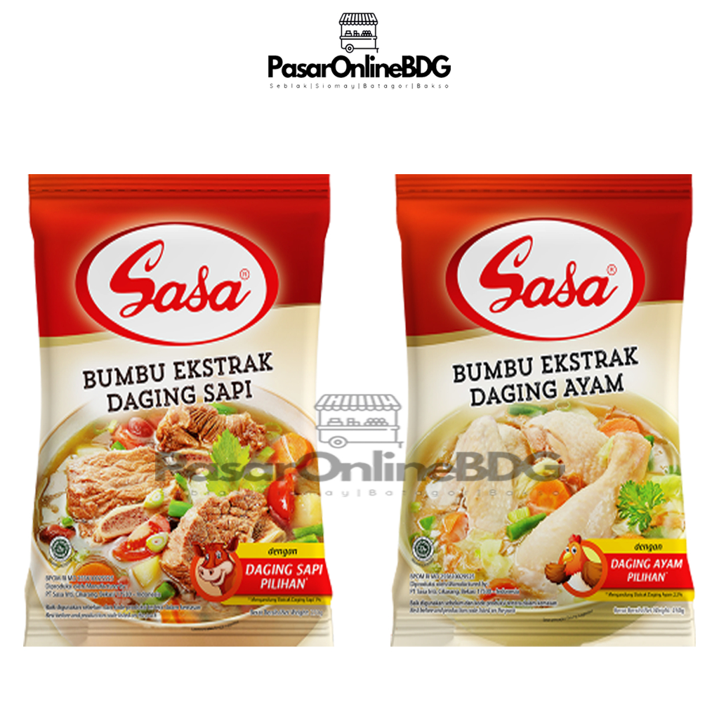 

Sasa Bumbu Penyedap Rasa Ayam/Sapi 250Gram